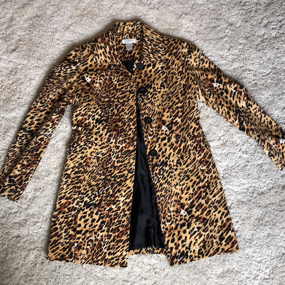 Cheetah print coat - Picture 2 of 7